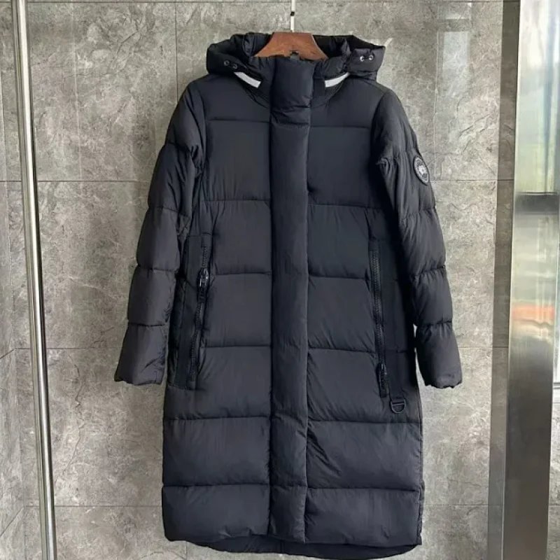Canada Goose Long Black Grey Sleeve Badge