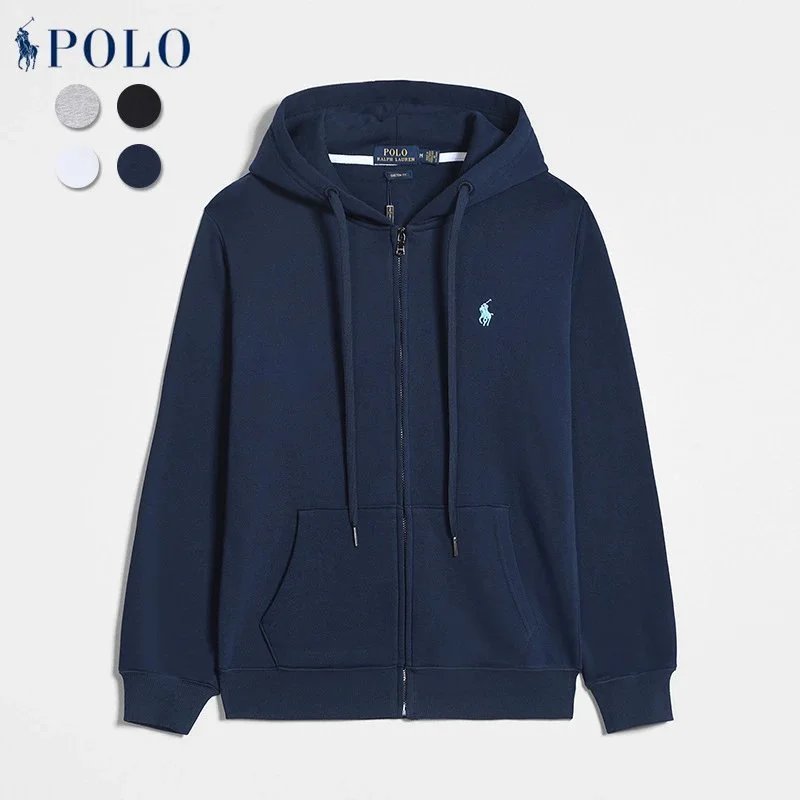 Zipper style navy blue label