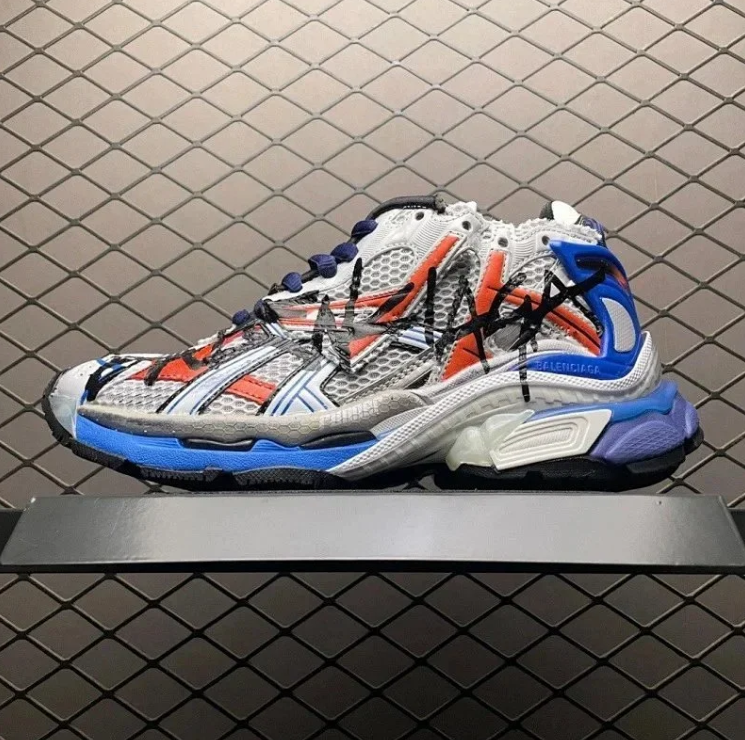 runner老爹鞋经典灰蓝